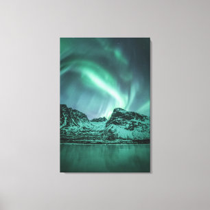 Nature Foto Nord Lights Leinwanddruck