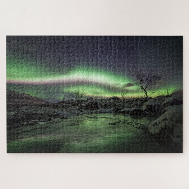 Nature Foto Nord Lights Puzzle (Horizontal)