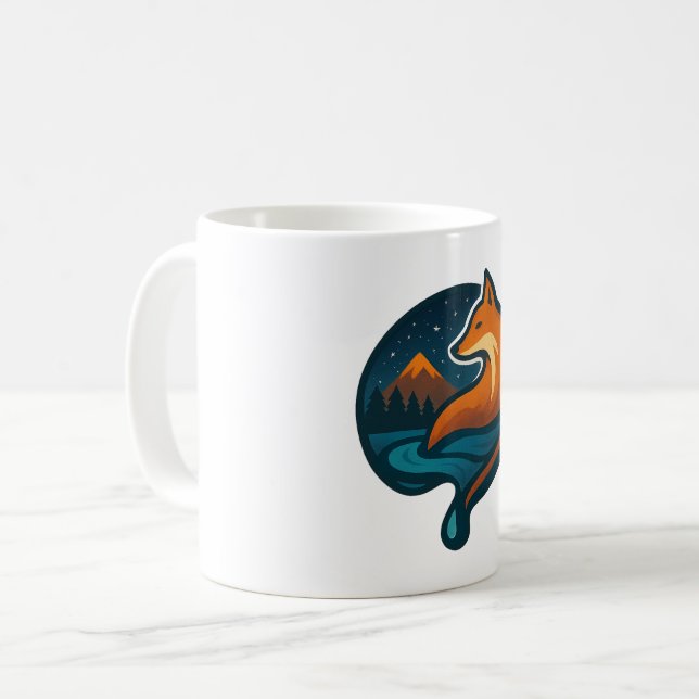 Nature Fox Cup Kaffeetasse (Vorderseite Links)