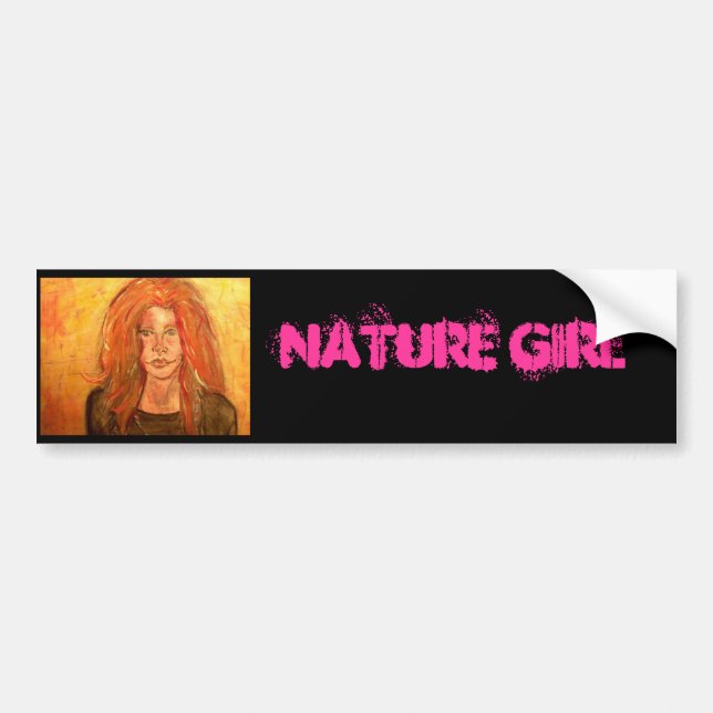 Nature Girl Autoaufkleber (Vorne)
