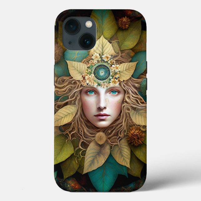 Nature Goddess Mandala Case-Mate iPhone Hülle (Rückseite)