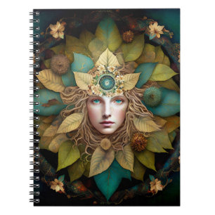 Nature Goddess Mandala Notizblock
