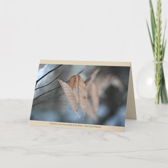 Nature Greeting Card Karte (Vorderseite)