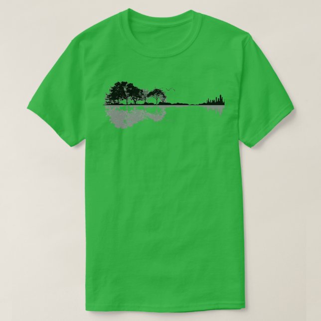 Nature Guitar Shadow T-Shirt (Design vorne)