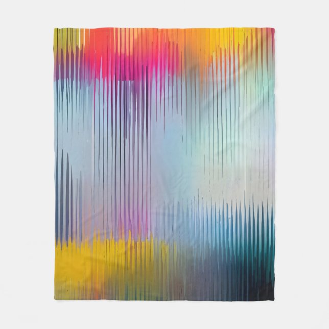 Nature Haze Art Print Fleecedecke (Vorderseite)