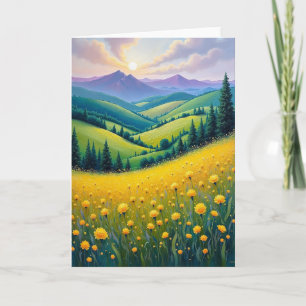 Nature Hills Geburtstagskarte Karte