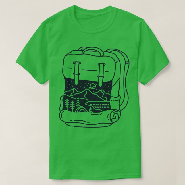 Nature Inside The Backpack T-Shirt (Design vorne)