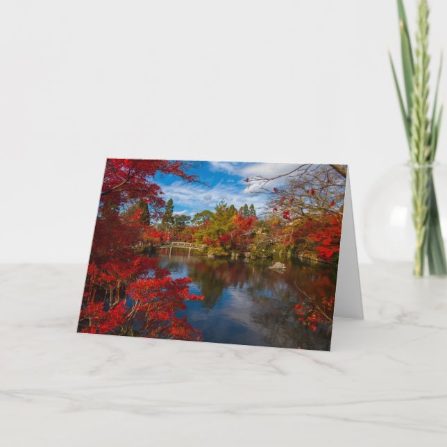 Nature Inspirations Japan Bridge Grußkarte Karte (Vorderseite)