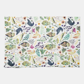Nature-Inspired Botanical Pattern Decorative Throw Geschirrtuch