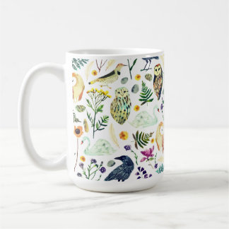 Nature-Inspired Botanical Pattern Decorative Throw Kaffeetasse