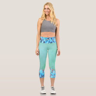 nature inspired capri leggings