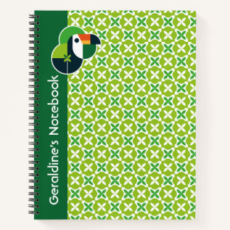 Nature Inspired Geometric Toucan for Bird Lovers Notizbuch