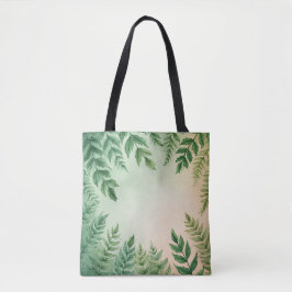 Nature Inspiriert Fern Print Tasche