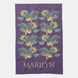 Nature Inspiriert Handtuch in Monogramm