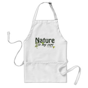 Nature Is My Cure Quote Apron Schürze
