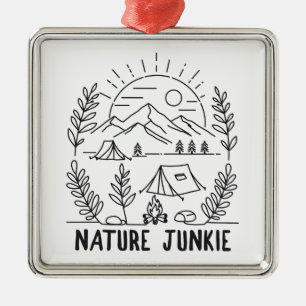 Nature Junkie Ornament Aus Metall