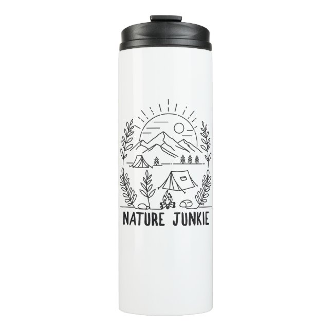 Nature Junkie Thermosbecher (Vorderseite)