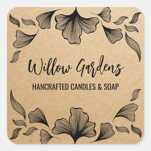 Nature Kraft Packing Stickers (Vorderseite)