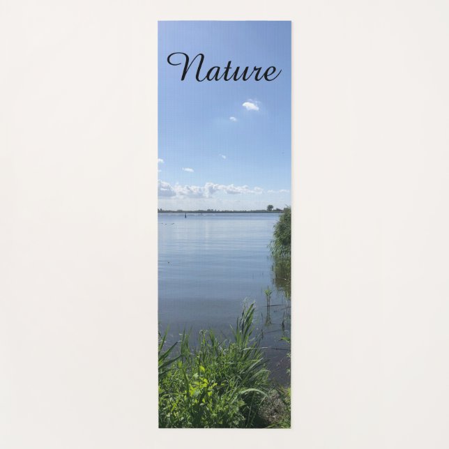 Nature lake, yogamatte (Vorderseite)