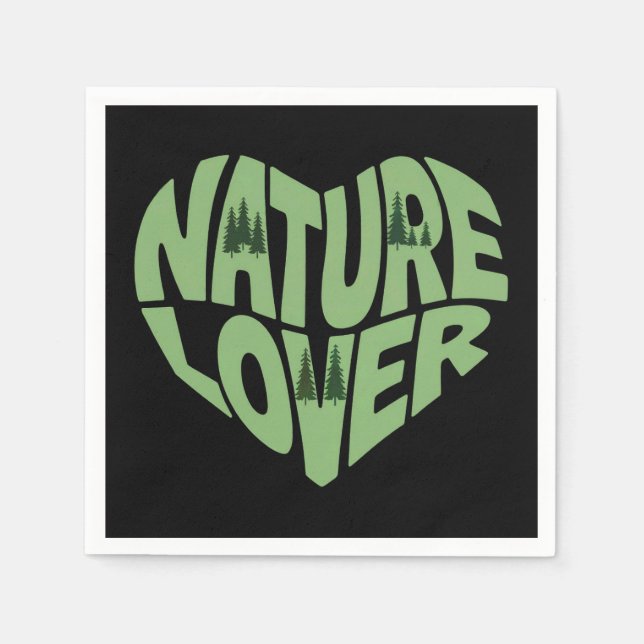 Nature Lover Cocktail Napkins Serviette (Vorderseite)