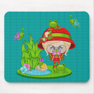 Nature Lover Frog Fee Mousepad