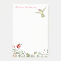 Nature Lover | Hummingbird Ladybug Garden Monogram