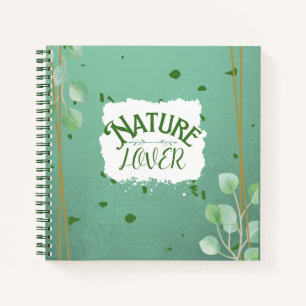 Nature Lover Spiral Notebook Blank Page Journal Notizbuch