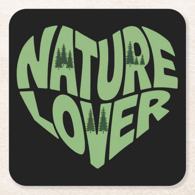 Nature Lover Untersetzer Set (Vorderseite)