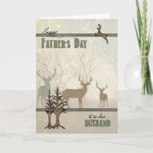 Nature Loving Husband Vatertag Karte