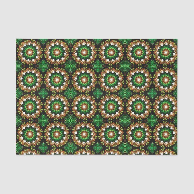 Nature Mandala Tissue Paper Seidenpapier (Vorderseite)