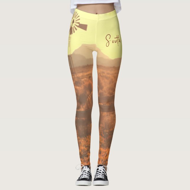 Nature Mountain South Africa ZA Wind Pump Leggings (Vorderseite)