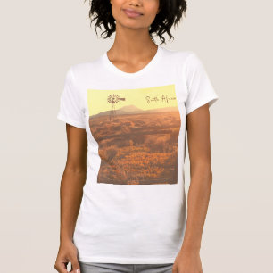 Nature Mountain South Africa ZA Wind Pump T-Shirt