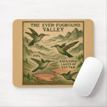 Nature Mouse Pad - Ever-Fogbound Valley Mountain