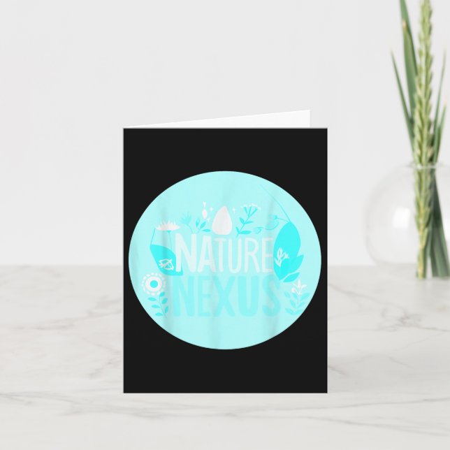 Nature Nexus - Harmonische Natur für die Umwelt P Karte (Vorderseite)