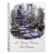 Nature Nurture Buddha Spiral Foto Notebook