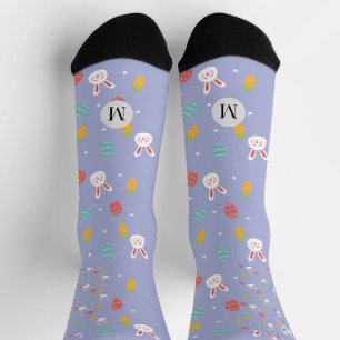 Nature Oaster Bunnies Blumenmuster Eierjagd Liebe Socken