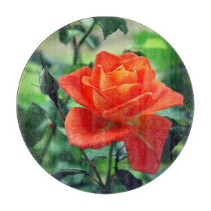 Nature Pink Rose Blume-46458 Schneidebrett