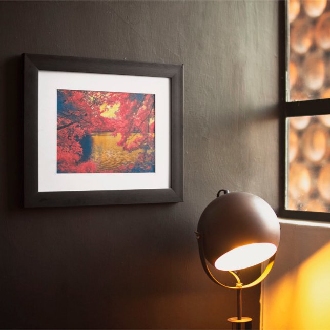 Nature Red Tree Poster (Von Creator hochgeladen)