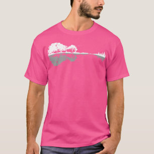 Nature Reflection Guitar Shirt Musician Geschenk