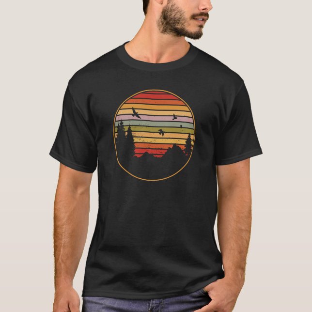 nature retro T-Shirt (Vorderseite)