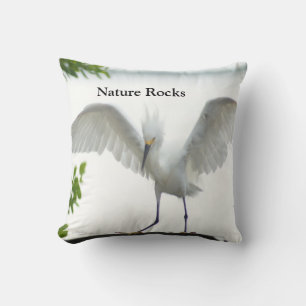 Nature Rocks Egret Kissen