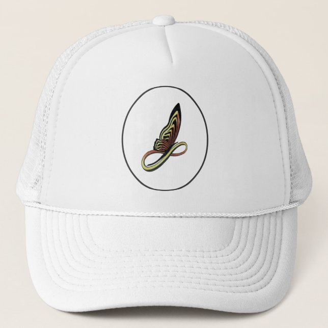 nature’s ETERNAL BUTTERFLY Trucker Hat  Truckerkappe (Vorderseite)