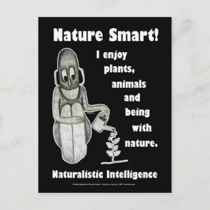 Nature Smart - Blank Postkarte