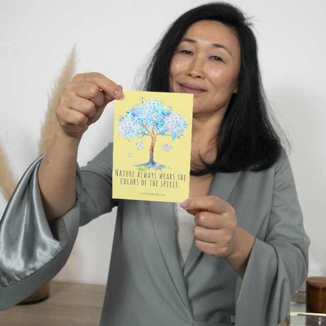 Nature Spirit Emerson Quote Card Karte (Von Creator hochgeladen)