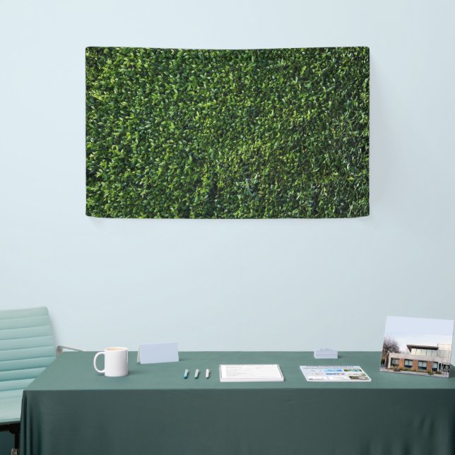 Nature Spring 3D Green Blätter Thema Foto Banner (Messeveranstaltung)