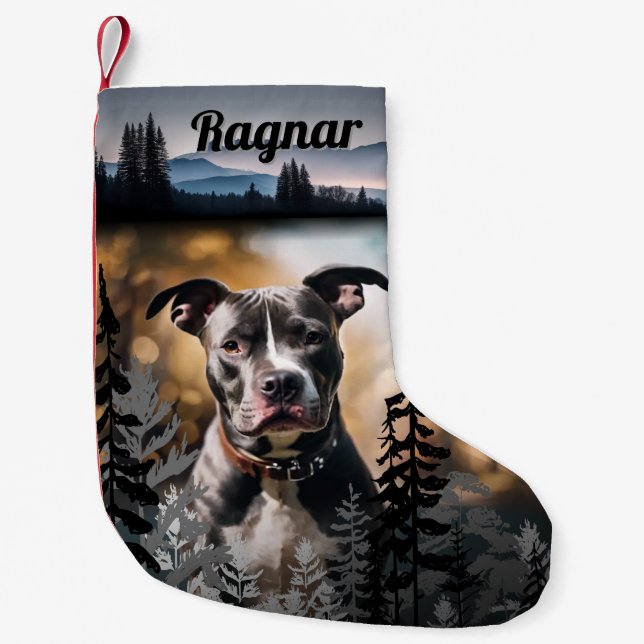 Nature Themed Strumpf Kleiner Weihnachtsstrumpf (Vorderseite)