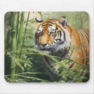 Nature Tiger Bamboo Mousepad