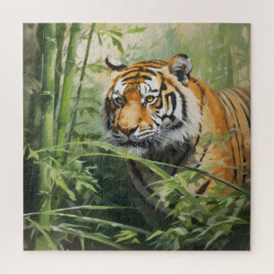 Nature Tiger Bamboo Puzzle