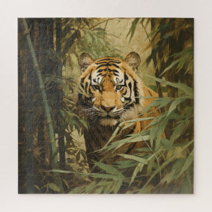 Nature Tiger in Forest Puzzle