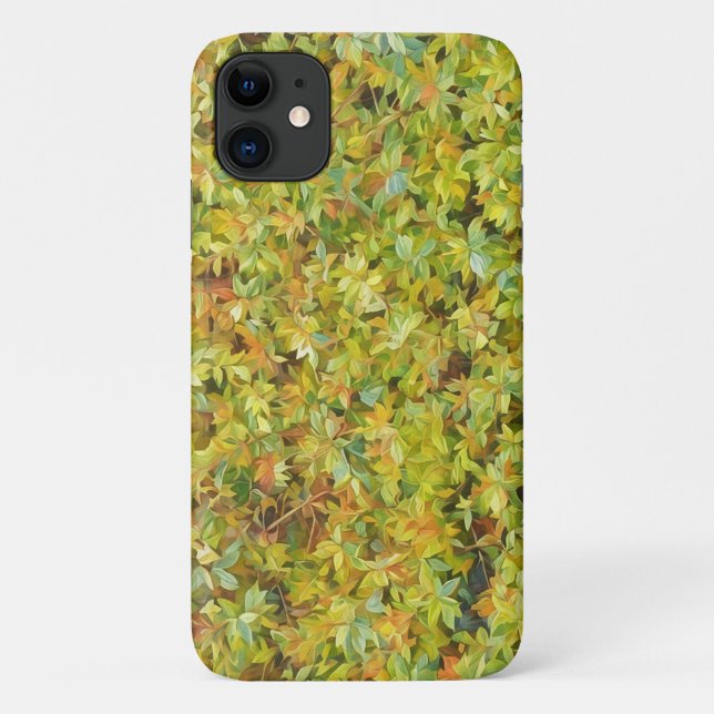 Nature Verlasst Green Leaf Art Phone Case (Rückseite)